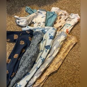 Assorted Baby pj’s with Animal Prints
